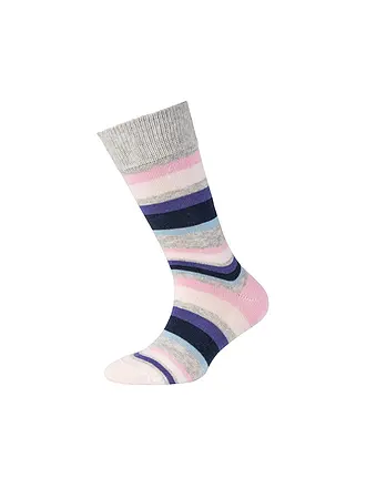 CAMANO | Chaussettes pour filles, lot de 2, gris foncé chiné | hellgrau